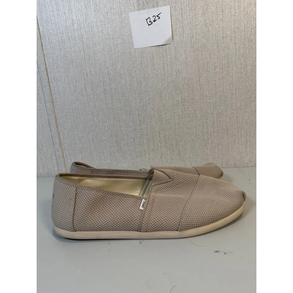 TOMS Men's Alpardata Slip-On‎ Casual Shoes - Beige Men size 11